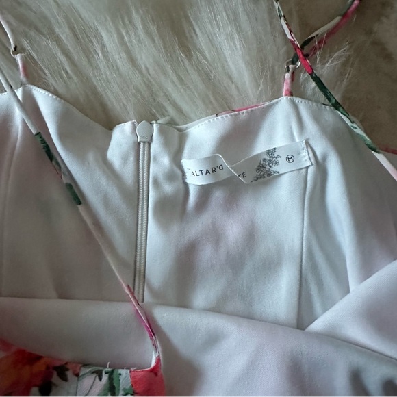 NWT Altar’d State Floral Slip Minidress - Picture 4 of 8
